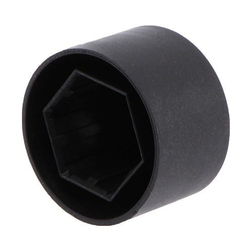  Cache vis de roue en plastique noir pour jantes alu - GL30655-1 