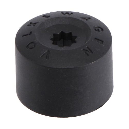  Tapa tornillo de rueda en plástico negro para llantas de aluminio - GL30655 