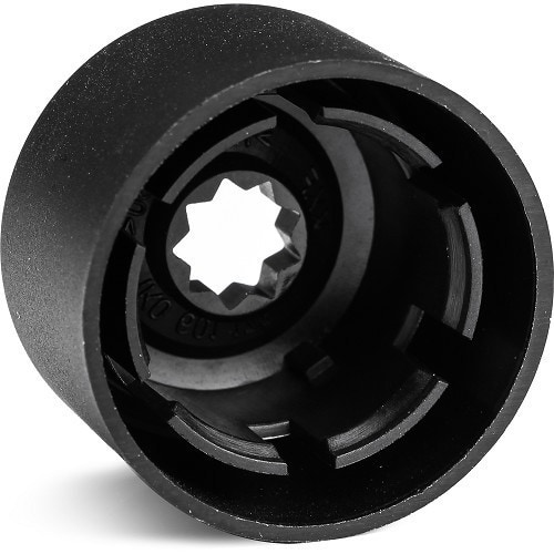  Cubierta de rueda antirrobo de plástico negra original para ruedas de aluminio - GL30660-1 