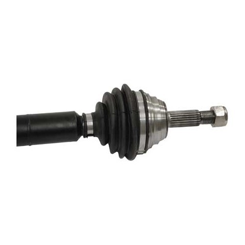  Reconditioned right front drive shaft for VW Golf 1 Berline Cabriolet and Caddy in 90mm nuts (-1983) - passenger side - GS01102-2 