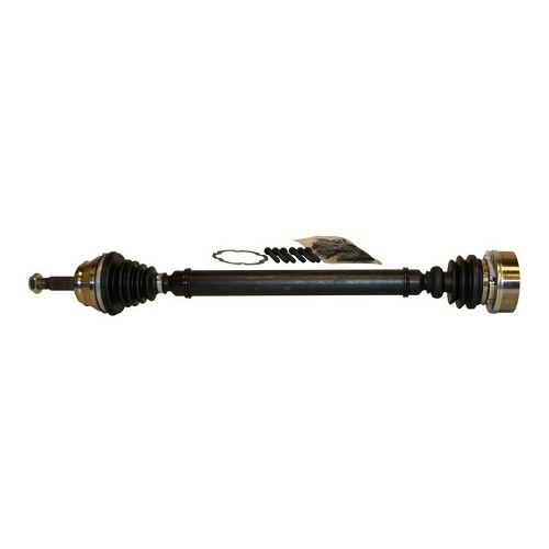     
                
                
    Cardan de transmission avant droit neuf pour VW Golf 2 Scirocco et Corrado en noix 100mm - côté passager - GS02202
