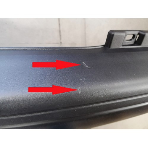 Paraurti posteriore nero per Golf 3, fondo da verniciare - Seconda scelta - GX20802