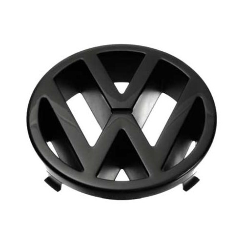  VW" front grill bord 125 mm Zwart voor Transporter 88 ->92 - KA01623 