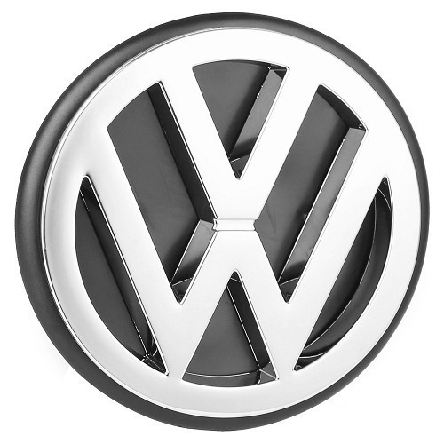  Chrome-plated VW tailgate grille badge for Transporter 88 ->92 - Chromium - 100 mm - KA01625 