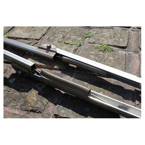  Supporti in acciaio inox per tetto a soffietto Westfalia per Combi 68 -> 73 - 2 pezzi - KA08031-1 