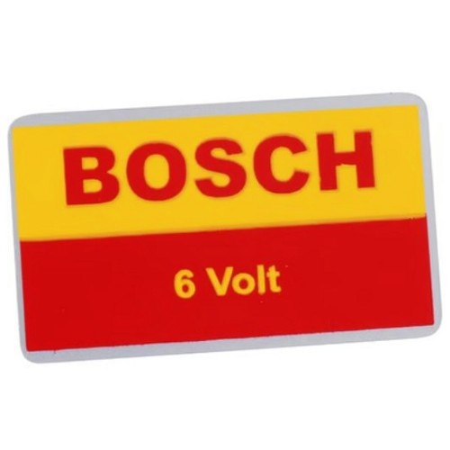     
                
                
    Autocollant BOSCH 6v pour VOLKSWAGEN Combi Split (1950-07/1967) - KA08043
