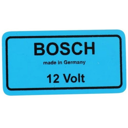  Autocollant BOSCH 12v Made in Germany pour VOLKSWAGEN Combi Bay Window (08/1967-07/1979) - KA08045 