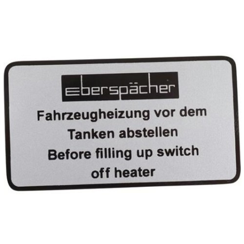     
                
                
    Eberspacher information sticker for VOLKSWAGEN Transporter T4 (1990-2003) - KA08072
