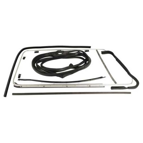     
                
                
    Ensemble de joints de porte droite avec déflecteur ouvrant pour VOLKSWAGEN Combi Bay Window (08/1967-07/1979) - KA13016
