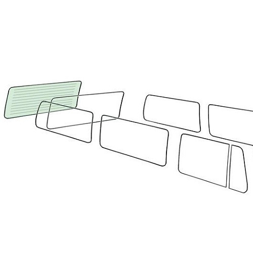     
                
                
    Sbrinatore per lunotto oscurato verde per VOLKSWAGEN Combi Split (08/1963-07/1967) - KA13086
