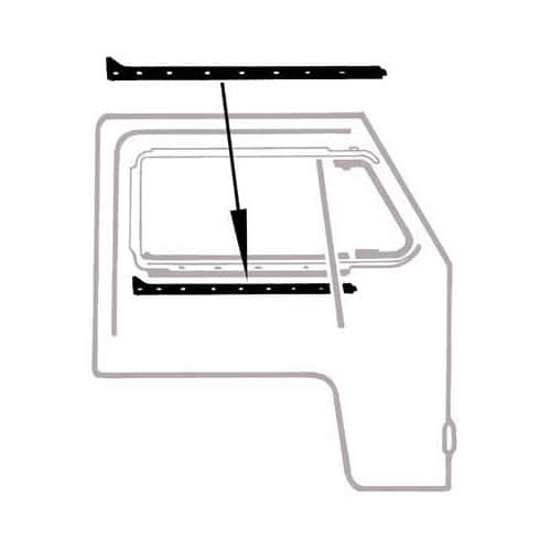 Joint lèche-vitre intérieur droit pour Combi 68 ->79 - KA131052-1 