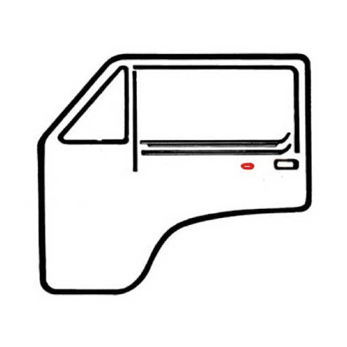 Petit joint de poignée de porte pour VOLKSWAGEN Transporter T25 (05/1979-07/1992) - KA131151