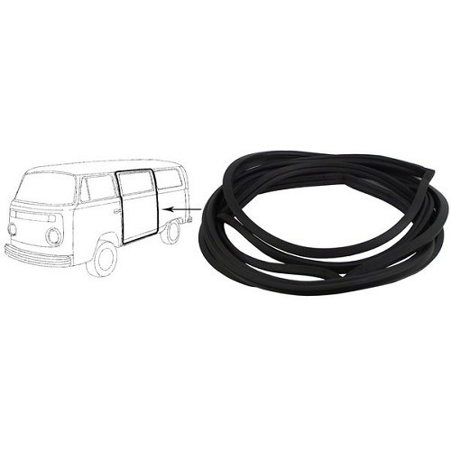 Dichtung seitliche Schiebetür links für VOLKSWAGEN Combi Bay Window (1968-1979) - Top-Qualität - KA13342