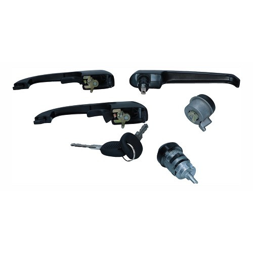 Complete handles and locks for VOLKSWAGEN Transporter T25 (08/1983-07/1984) - High quality - KA13367