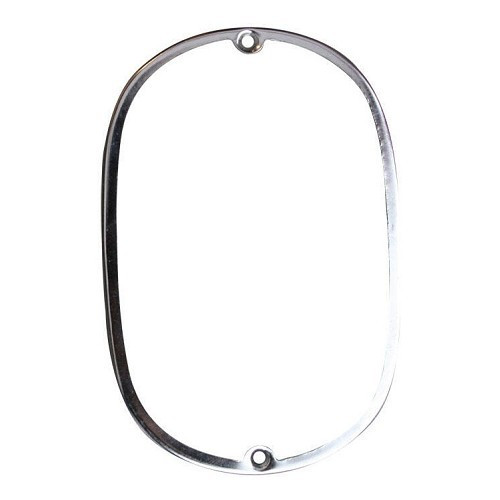     
                
                
    Cornice cromata per lunotto tipo "US" su luci europee per VOLKSWAGEN Combi Bay Window T2A (08/1967-07/1971) - KA13386
