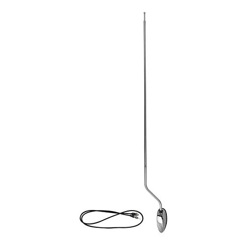     
                
                
    Antenne Safari chromée pour VOLKSWAGEN Combi Split (-07/1967) - KA13438
