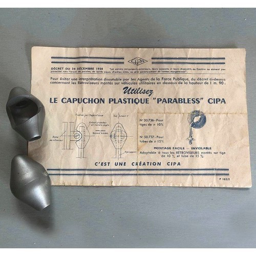  Cache écrou de rétroviseur pour VOLKSWAGEN Combi Split (1950-1967) - KA14603-2 
