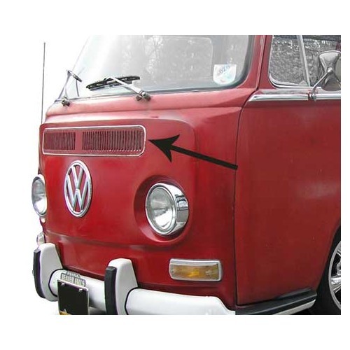  Deluxe aluminium moulding on front grille for Combi 68 ->72 - KA14710 