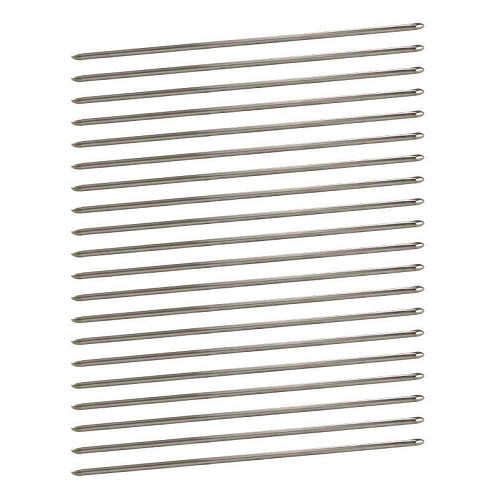     
                
                
    Mouldings on air vents for VOLKSWAGEN Combi Split (03/1963-07/1967) - STAINLESS STEEL - KA14713
