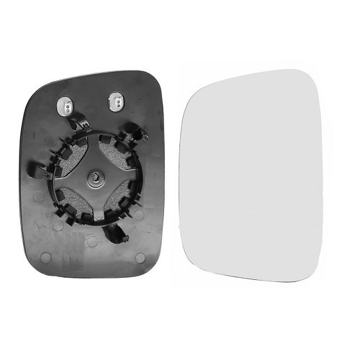     
                
                
    Glace convexe de rétroviseur droit électrique chauffante pour VOLKSWAGEN Transporter T5 (2003-2009) - KA14821
