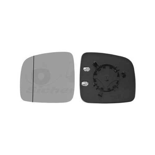  Electric heated left rearview mirror for VW Transporter T5 from 2003 to 2009 - KA14822 