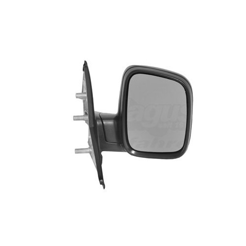  Black manual right door mirror for VW Transporter T5 from 2003 to 2009 - KA14832 