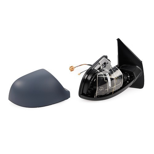  De-icing heated electric right wing mirror with aerial for VW Transporter T5 from 2003 to 2009 - KA14851-1 