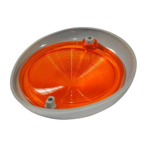  Front left-hand orange HELLA indicator glass for Combi Split 64 ->67 - KA16001H-2 