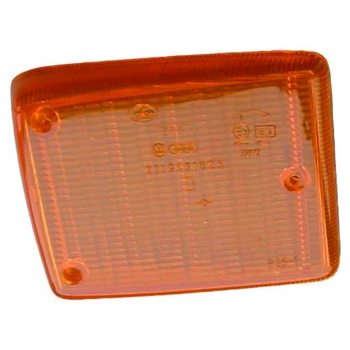     
                
                
    Verre Orange de clignotant avant droit pour VOLKSWAGEN Combi Bay Window (08/1972-07/1979) - Origine VW - KA160022OR
