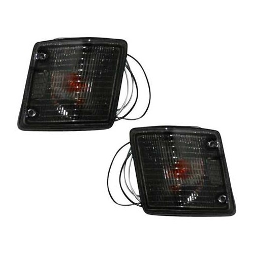  Black front turn signals for VW Transporter T25 from 1979 to 1992 - KA16005NP 