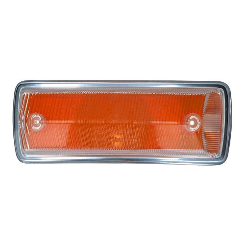  E" approved orange front left turn signal glass for VOLKSWAGEN Combi Bay Window T2A (08/1967-07/1972) - KA16028-1 
