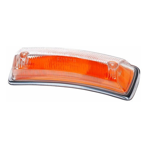  E" approved orange front left turn signal glass for VOLKSWAGEN Combi Bay Window T2A (08/1967-07/1972) - KA16028 