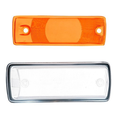  E" approved orange front right turn signal glass for VOLKSWAGEN Combi Bay Window T2A (08/1967-07/1972) - KA16029-2 