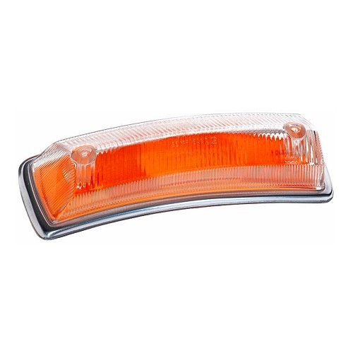     
                
                
    E" approved orange front right turn signal glass for VOLKSWAGEN Combi Bay Window T2A (08/1967-07/1972) - KA16029
