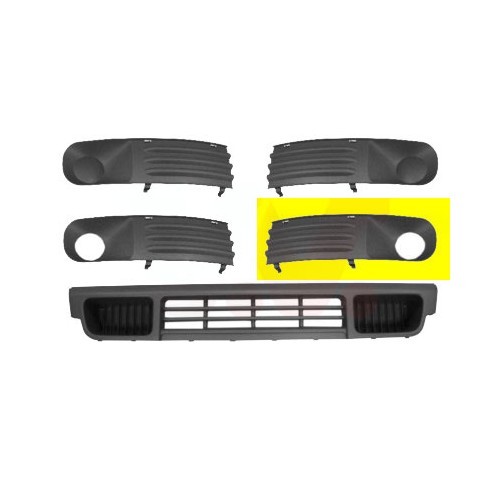     
                
                
    LH bumper grille with fog lamp, in graphite grey for VW Transporter T5 bus / van from 2003 to 2009 - KA19515
