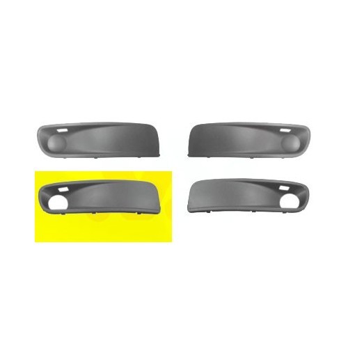     
                
                
    Glatter Grill rechts zum Lackieren von Stoßstangen mit Nebelscheinwerfern für VW Transporter T5 Caravelle / Multivan von 2003 bis 2009 - KA19518
