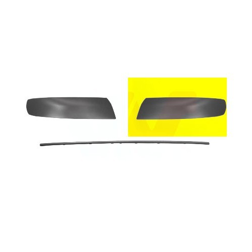  LH front bumper trim, to be painted, for VW Transporter T5 from 2003 to 2009 - KA19523 