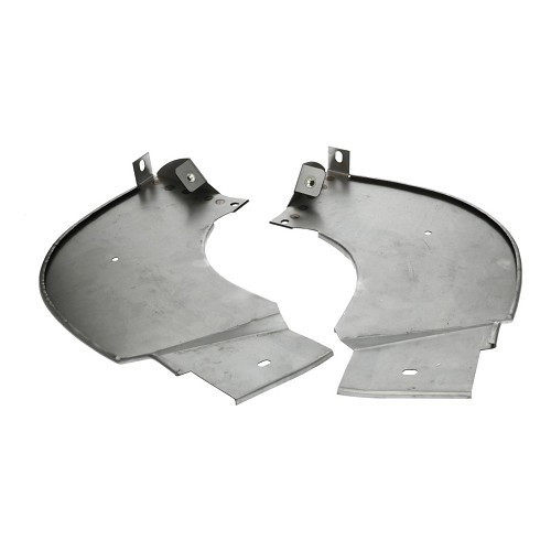  Left and right rear mudguard plates for VOLKSWAGEN Combi Bay Window T2A (08/1967-07/1971) - KA20729-4 