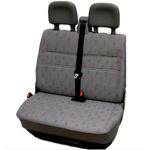     
                
                
    2-seater bench seat cover for VOLKSWAGEN Transporter T4 (1990-2003) - Genuine Inca fabric - KB00009
