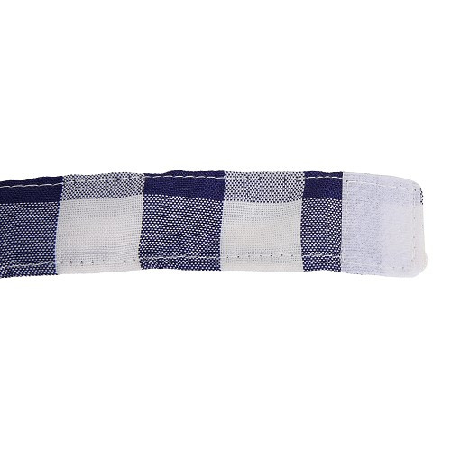 Tende interne per VOLKSWAGEN Combi Split (-07/1967) - Tartan blu/bianco a quadri piccoli - KB00017
