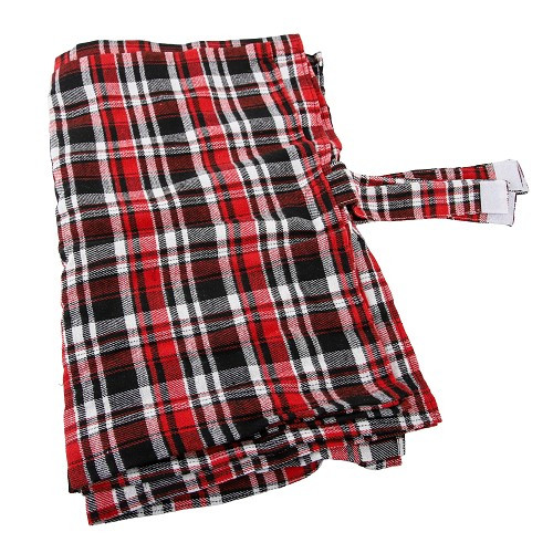 Interior curtains for VOLKSWAGEN Combi Split (-07/1967) - Red/white tartan large checks - KB00020