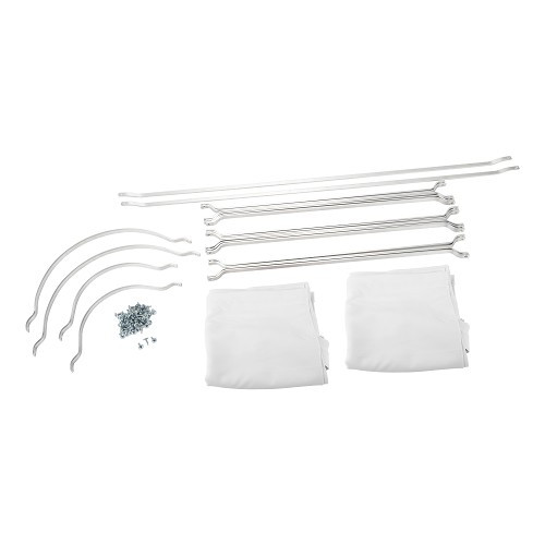     
                
                
    Tendine per interni per VOLKSWAGEN Combi Split (-07/1967) - Bianco liscio - KB00024
