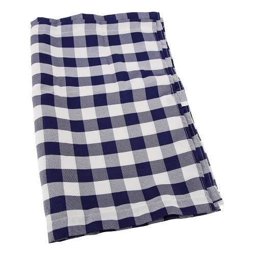 Tende per interni per VOLKSWAGEN Combi Bay Window (08/1967-07/1979) - Tenda a quadri piccola blu - KB00029