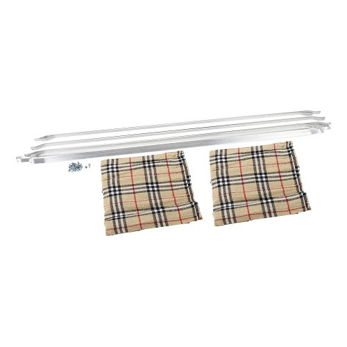     
                
                
    Tende interne per VOLKSWAGEN Combi Bay Window (08/1967-07/1979) - Verde tartan a quadri grandi - KB00034
