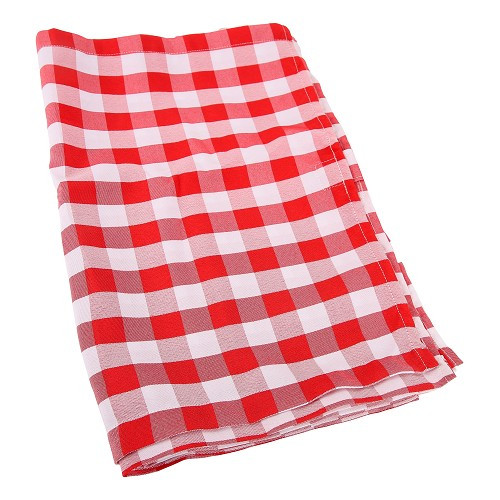 Tende per interni per VOLKSWAGEN Combi Bay Window (08/1967-07/1979) - rosso percalle - KB00035