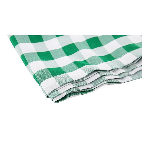 Interior curtains for VOLKSWAGEN Combi Bay Window (08/1967-07/1979) - gingham green - KB00038