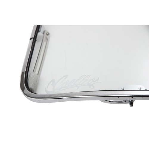 Pare-brise Safari ouvrant pop-out en INOX pour VOLKSWAGEN Combi Bay Window (08/1967-07/1979) - KB00041