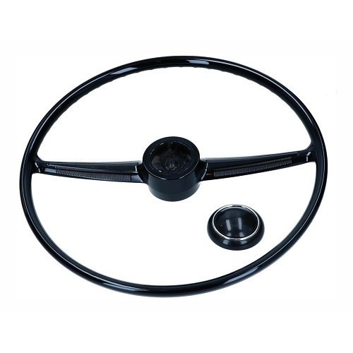  Steering wheel with horn button for VOKSWAGEN Combi Split Brazilian (-1975) - KB00304 