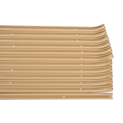 Interior blackout curtains in light beige fabric for VOLKSWAGEN Transporter T25 (05/1979-07/1992) - KB01003