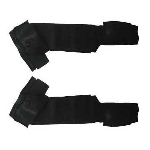  Black rubber seat mats for Combi 68 -&gt;75 - set of 2 - KB02200 
